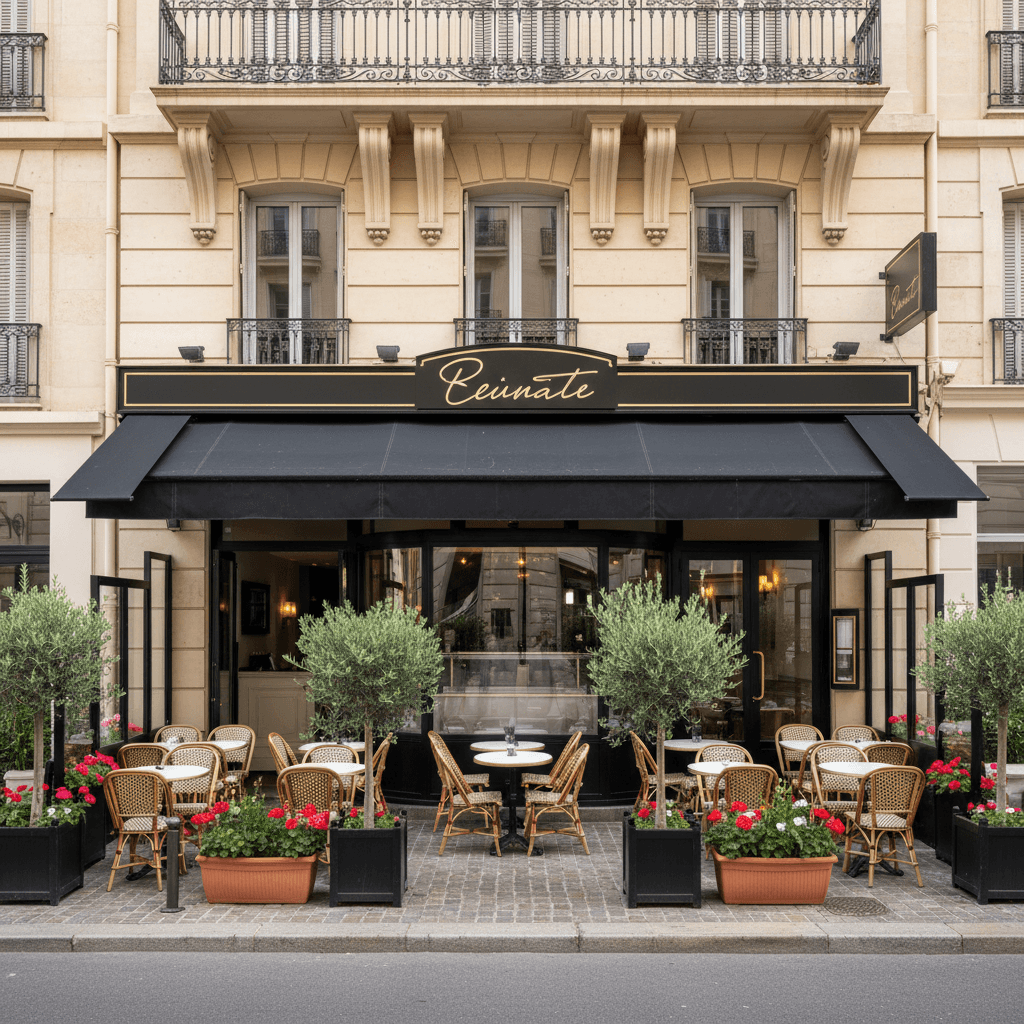 Restaurant 50m² à Cannes : terrasse - Image 1