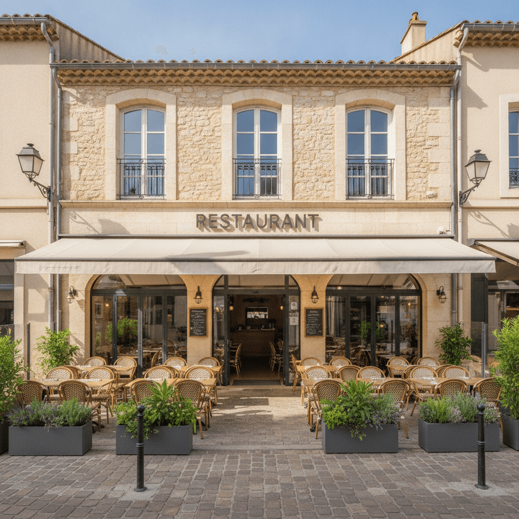 Restaurant 120m² à Aix-En-Provence : terrasse - licence IV