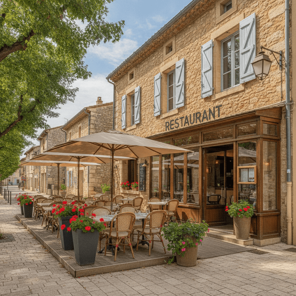 Restaurant 150m² à Bédoin : terrasse - licence IV - Image 1