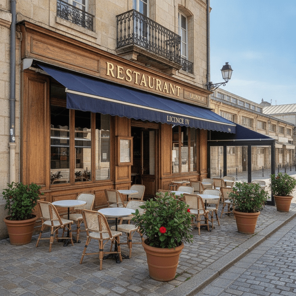 Restaurant 100m² à Tarbes : terrasse - licence IV