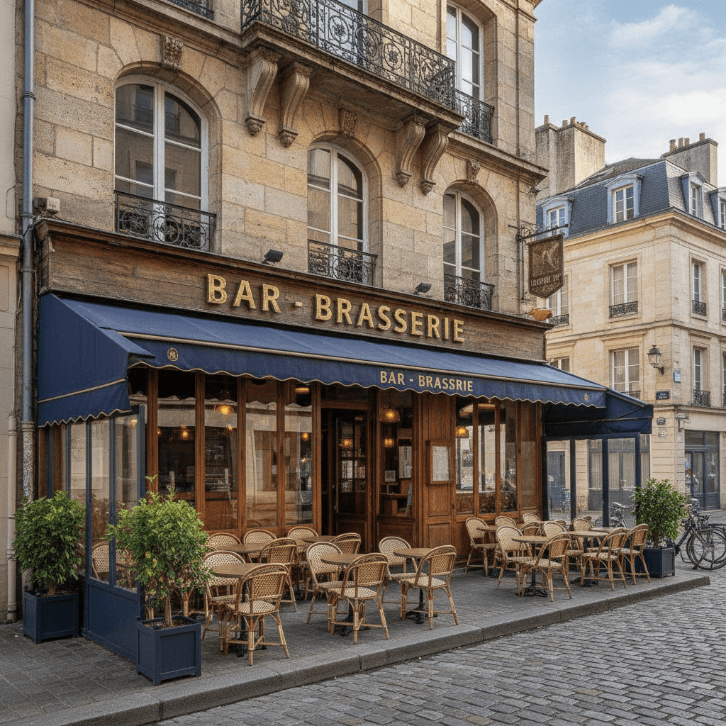 Bar-brasserie à Rouen : terrasse - licence IV - Image 1