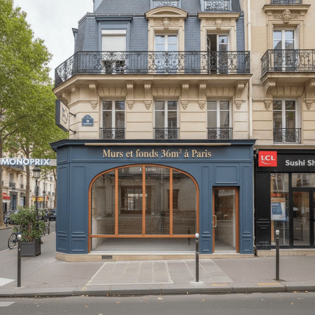 Murs et fonds 36m² à Paris - Image 1