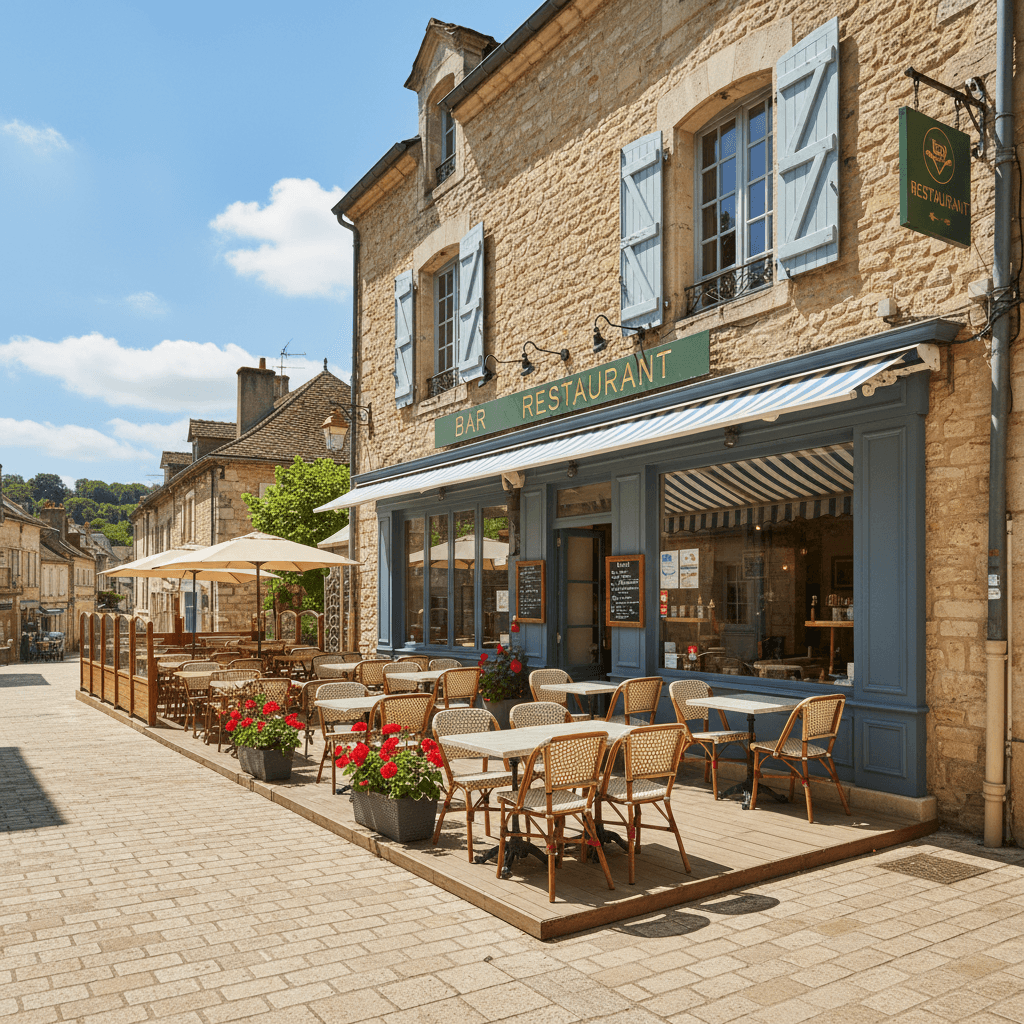 Restaurant à Cahors : terrasse - licence IV - Image 1