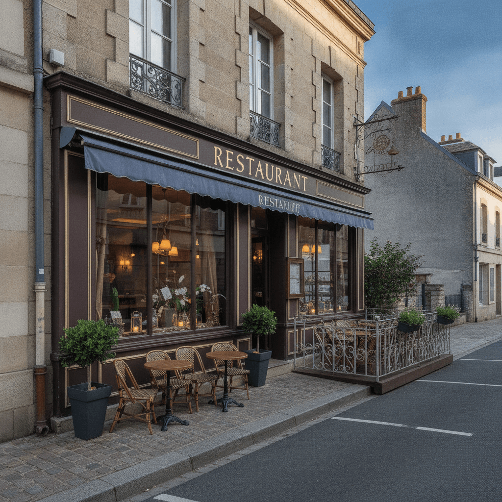 Restaurant 250m² à Abbeville : terrasse - licence IV