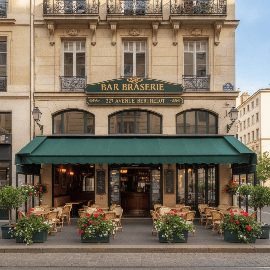 Bar-brasserie 80m² à Lyon : terrasse - licence IV - Image 1