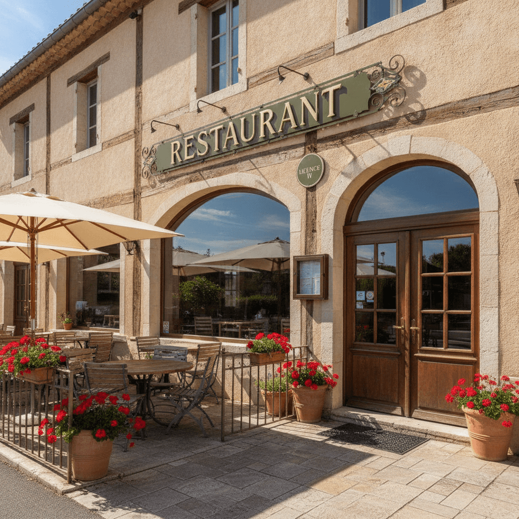 Restaurant 200m² à Les Pennes-Mirabeau : terrasse - licence IV
