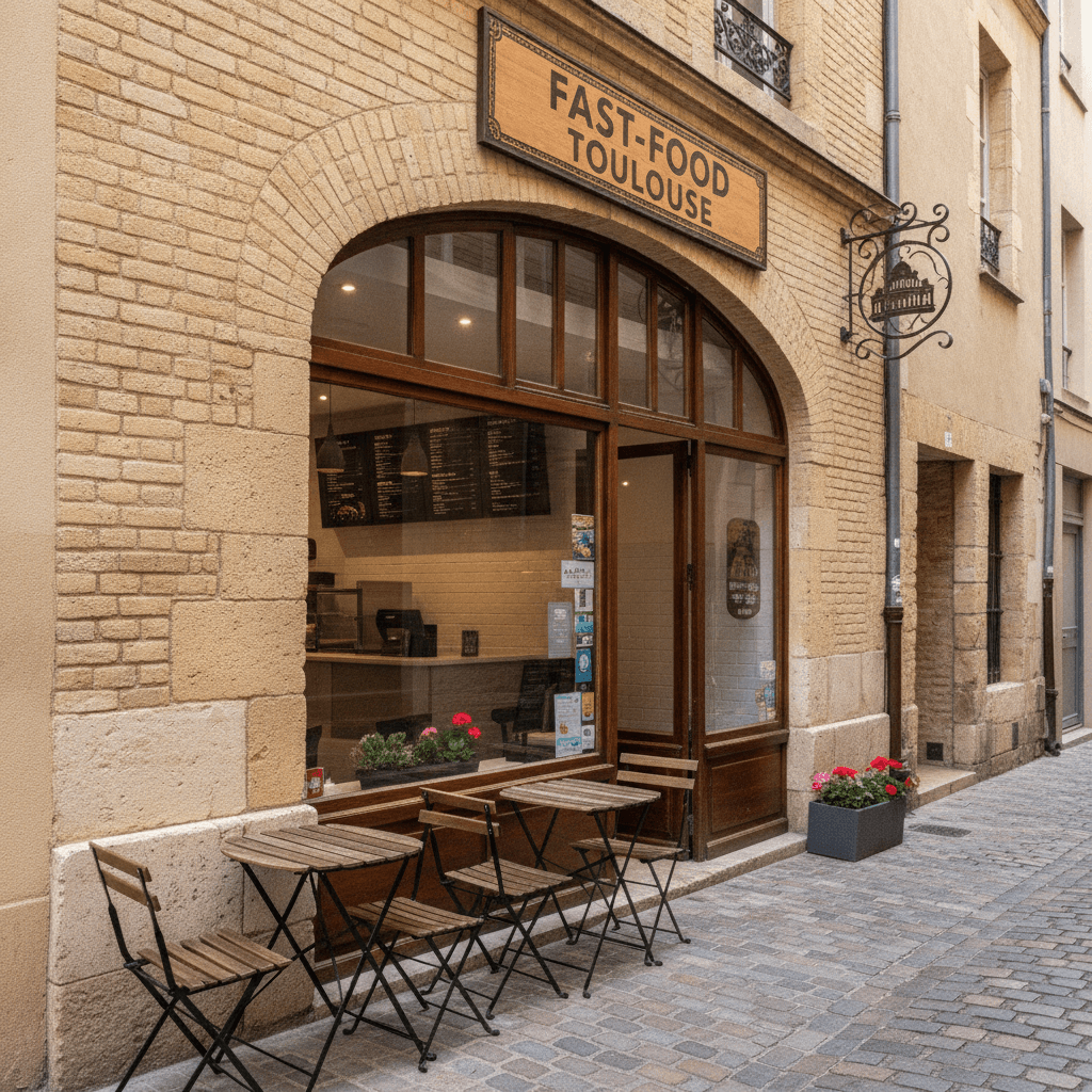 Fast-food 33m² à Toulouse : cuisine équipée - cave/réserve