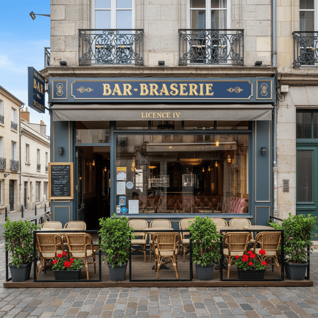 Bar-brasserie 120m² à Pau : licence IV
