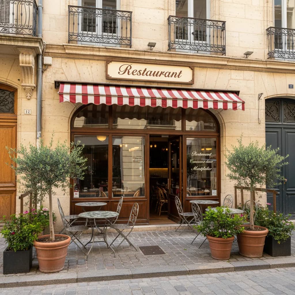 Restaurant à Montpellier : terrasse - licence IV - Image 1