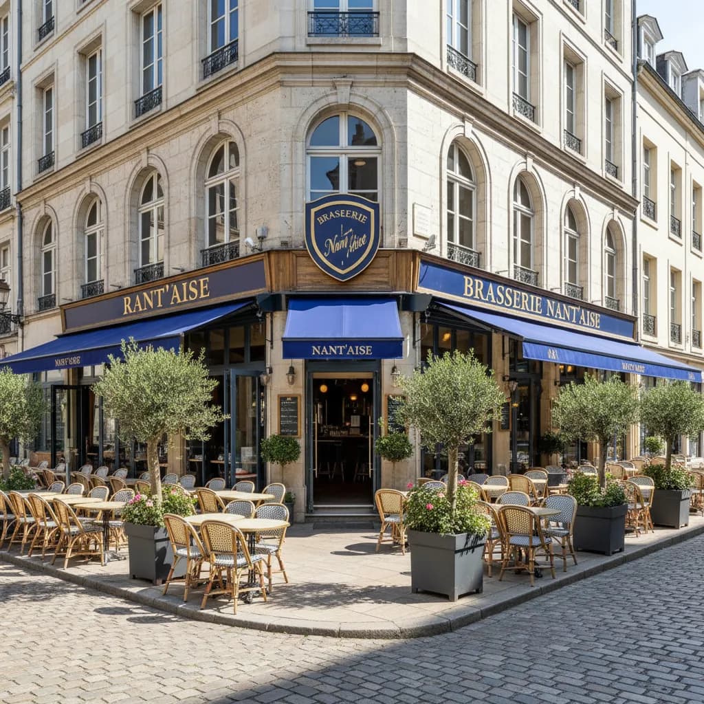 Bar-brasserie à Nantes : terrasse - licence IV - Image 1