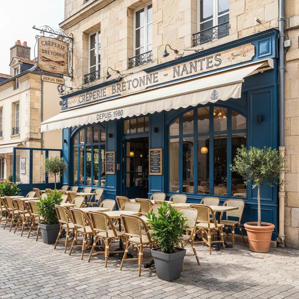 Restaurant à Nantes : terrasse - extraction - Image 1
