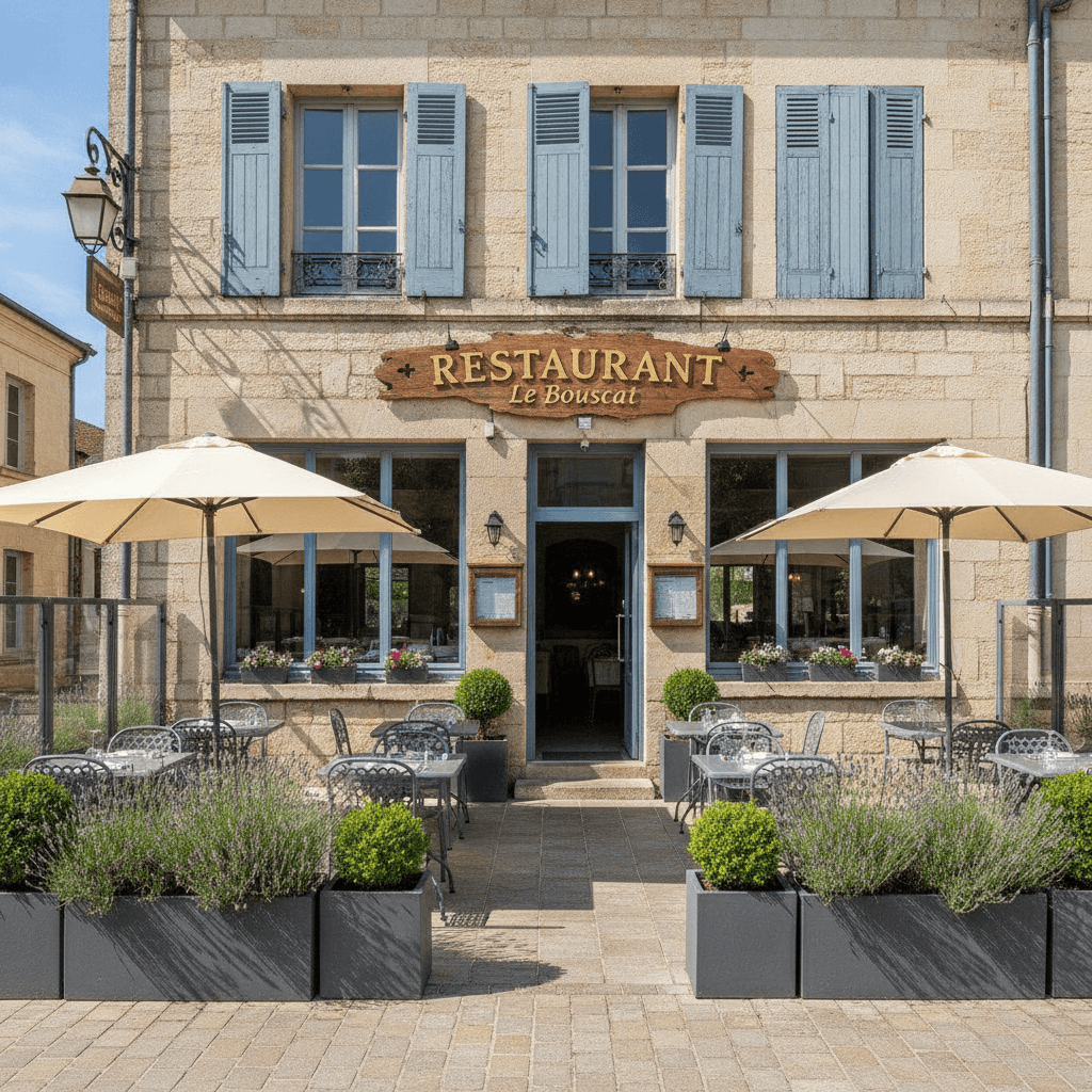 Restaurant 90m² à Le Bouscat : terrasse - licence IV - Image 1