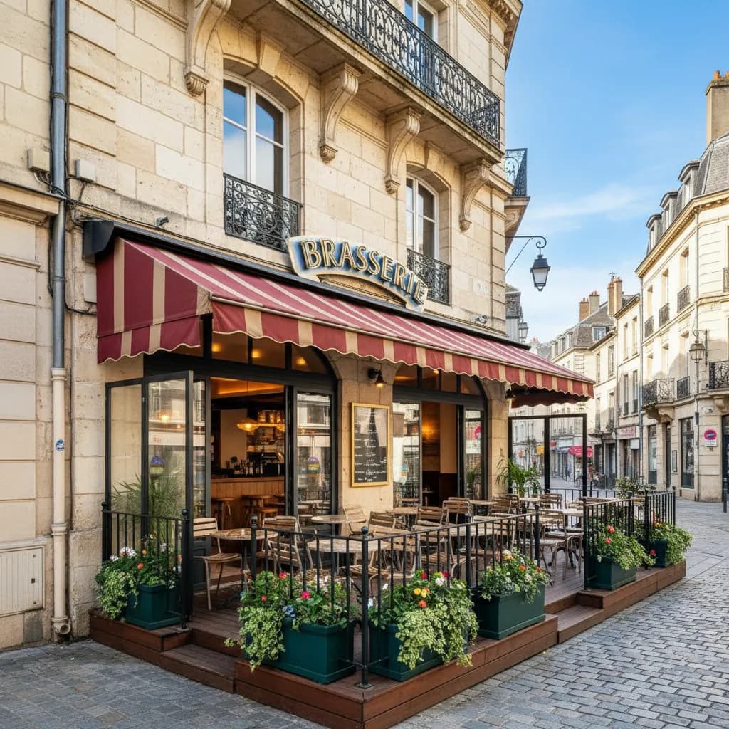 Bar-brasserie 110m² à Nantes : terrasse - licence IV - Image 1