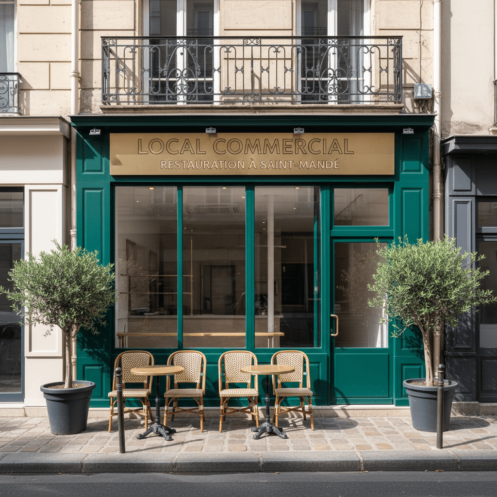 Restauration sans nuisance (Pas de conduit, réchauffage) 10 couverts à Saint-Mandé : terrasse - Image 1