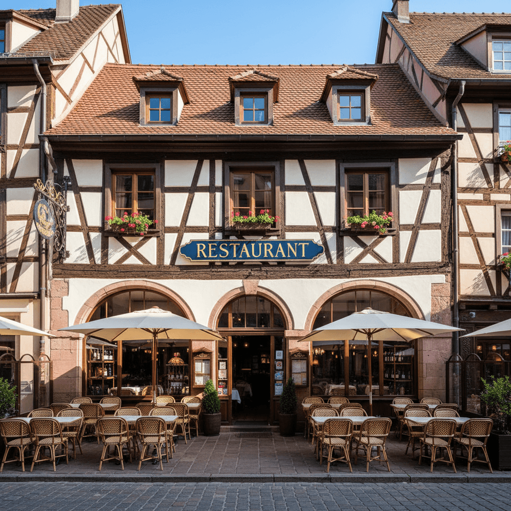 Restaurant 250m² à Strasbourg : terrasse - licence IV