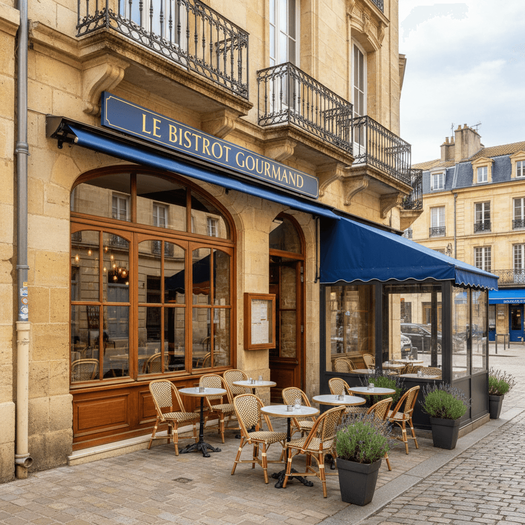 Restaurant 60m² à Bordeaux : terrasse - licence IV