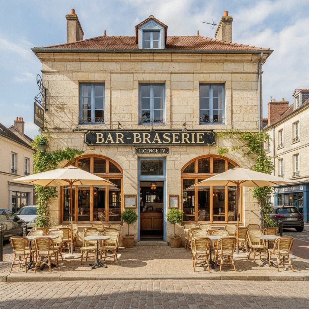 Bar-brasserie 300m² à Amboise : licence IV - cuisine équipée - Image 1