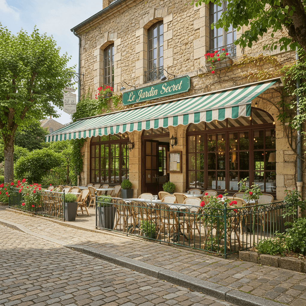 Restaurant à Montendre : terrasse - licence IV - Image 1
