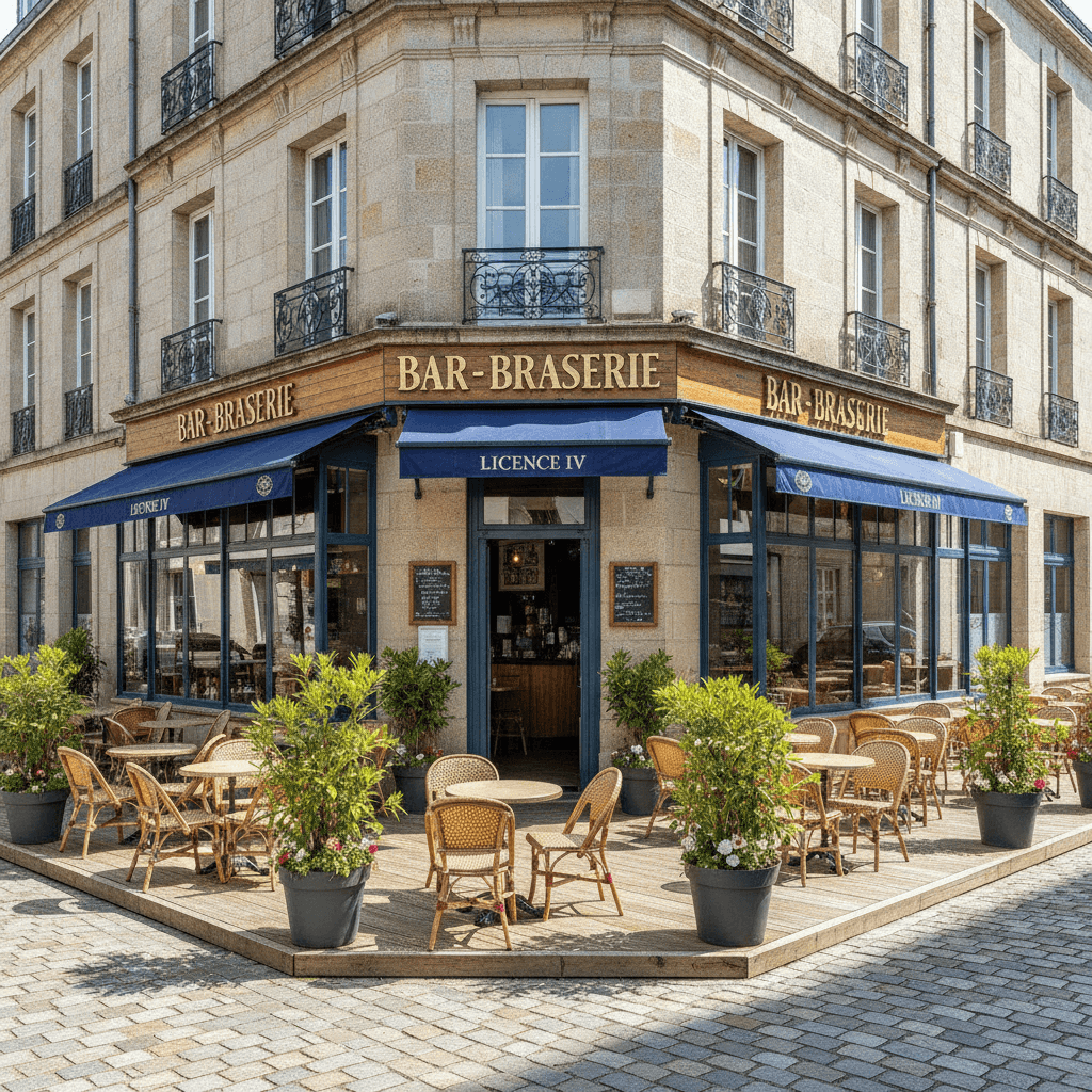 Bar-brasserie 300m² à Theix-Noyalo : terrasse - licence IV - Image 1