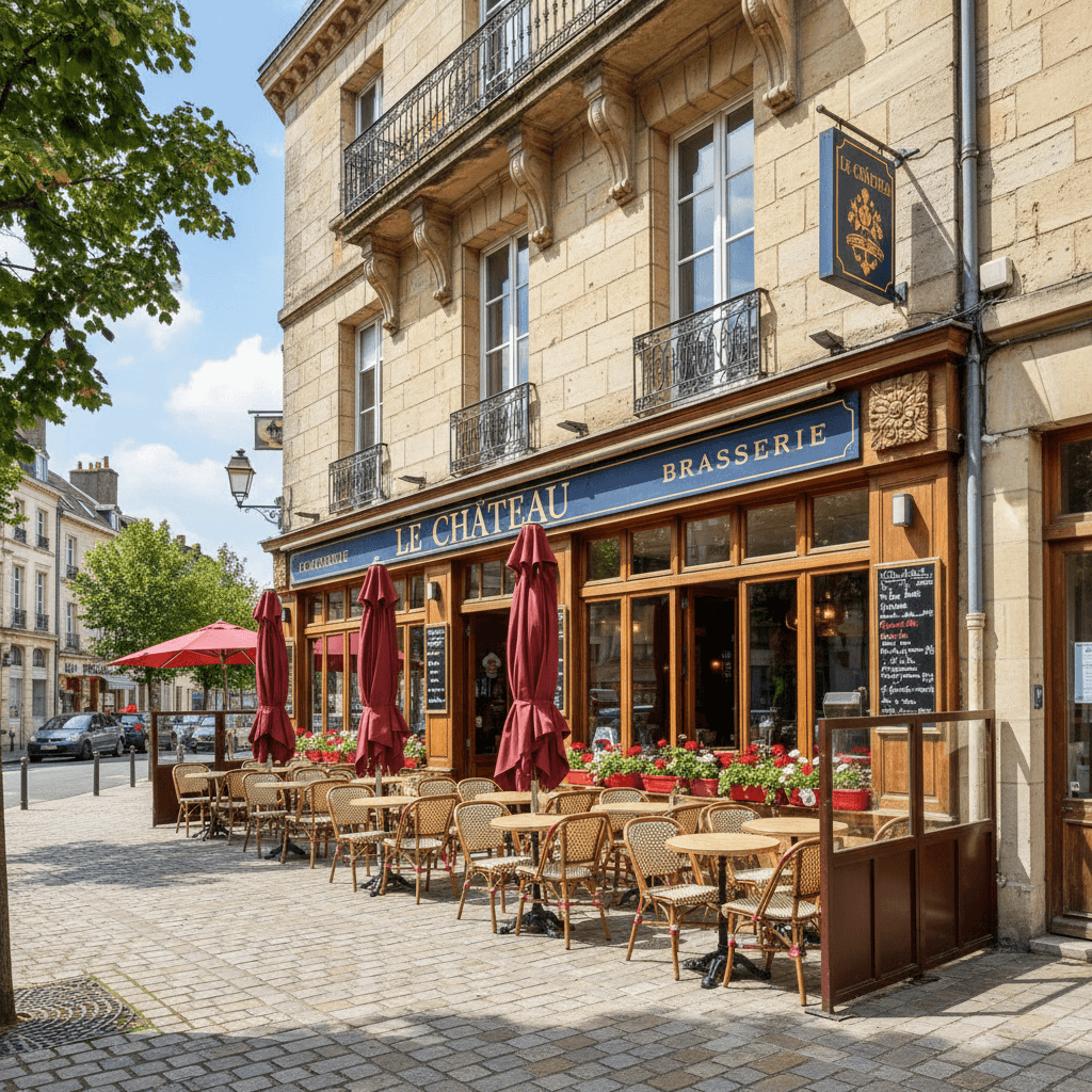 Bar-brasserie 80m² à Caen : terrasse - licence IV - Image 1