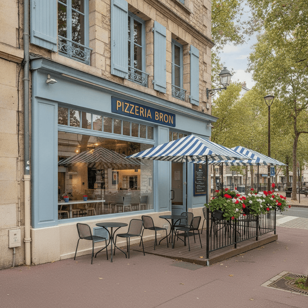 Fast-food 65m² à Bron : terrasse - licence IV - Image 1