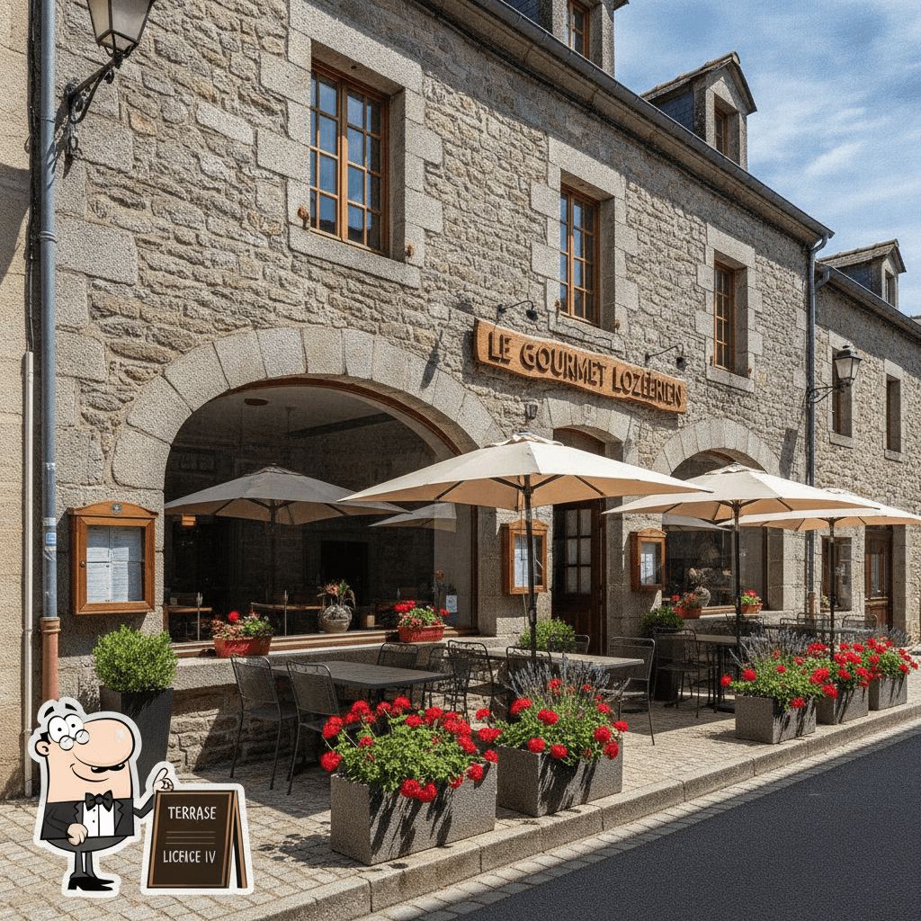 Restaurant 210m² à Saint-Alban-Sur-Limagnole : terrasse - licence IV - Image 1