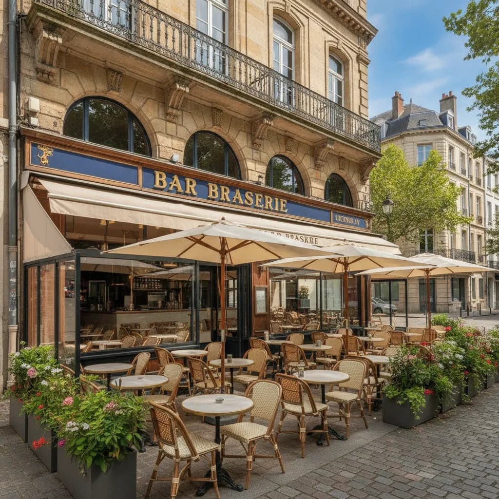 Bar-brasserie à Nantes : terrasse - licence IV - Image 1