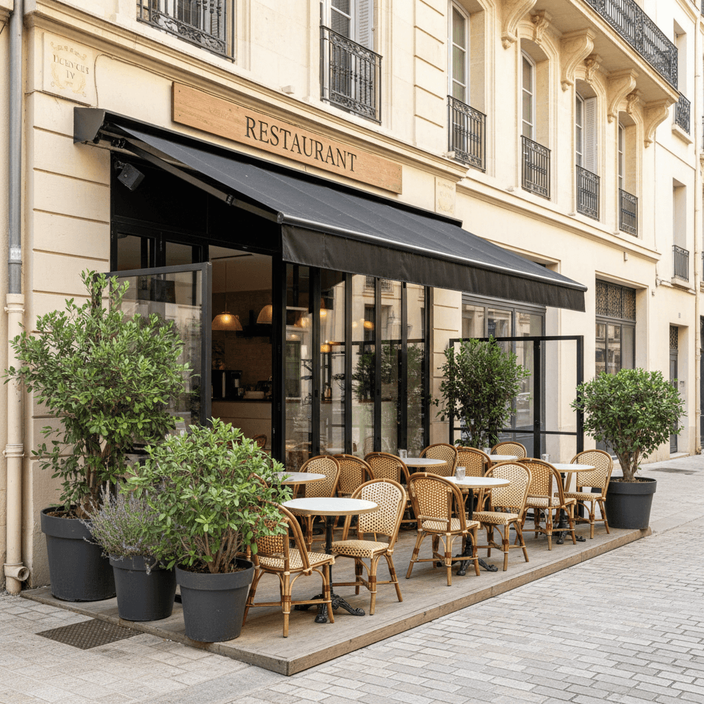 Restaurant à Montpellier : terrasse - licence IV