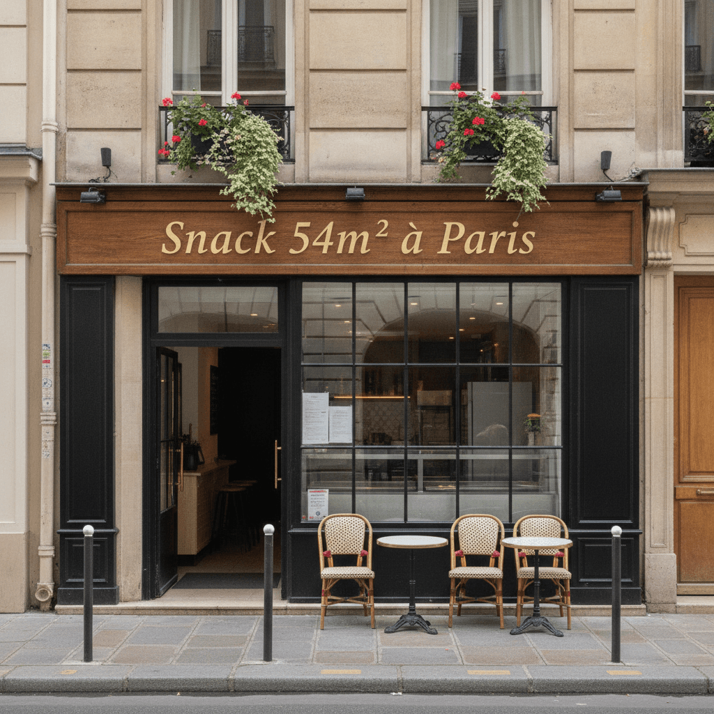 Snack 54m² à Paris - Image 1