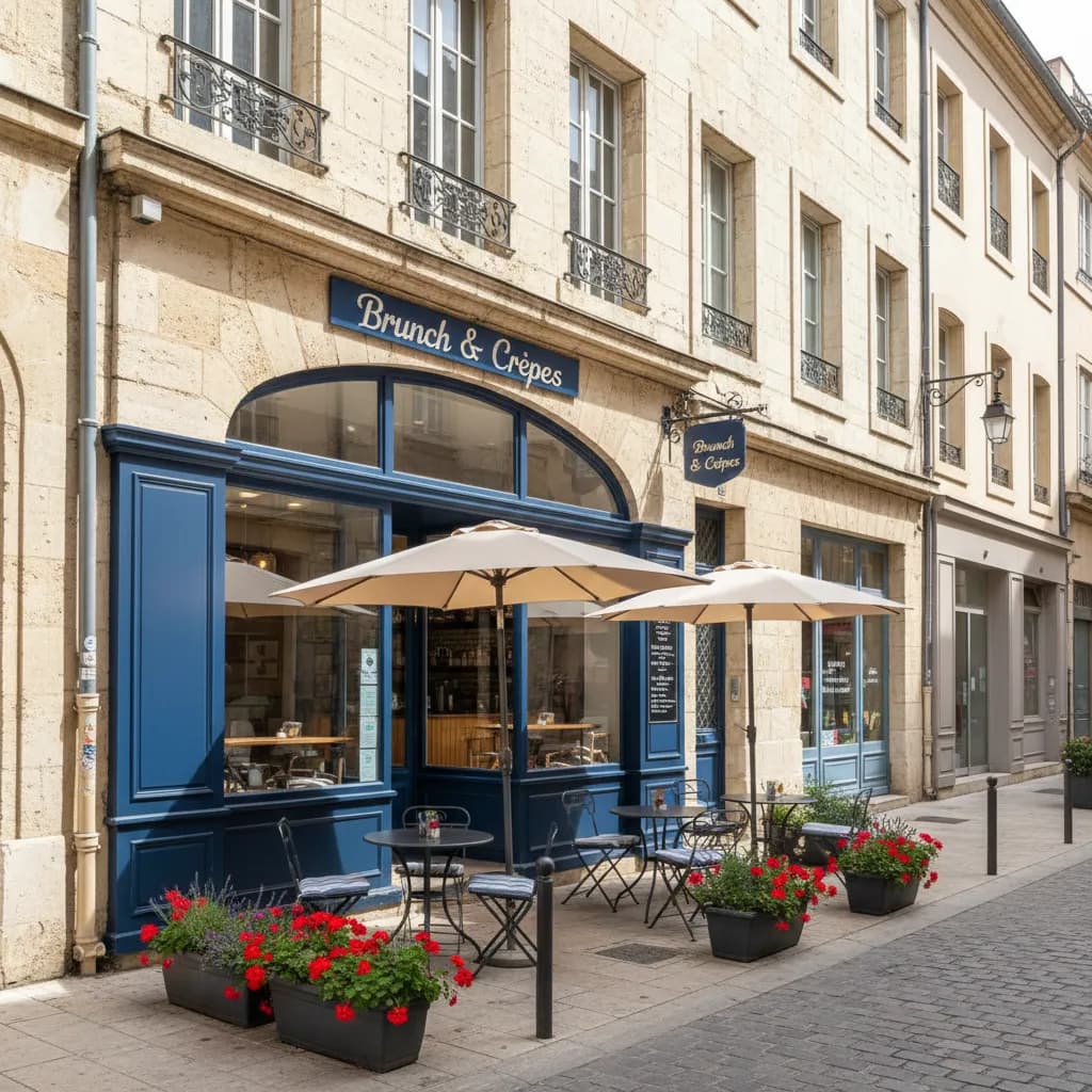 Snack 50m² à Montpellier : terrasse - cave/réserve - Image 1