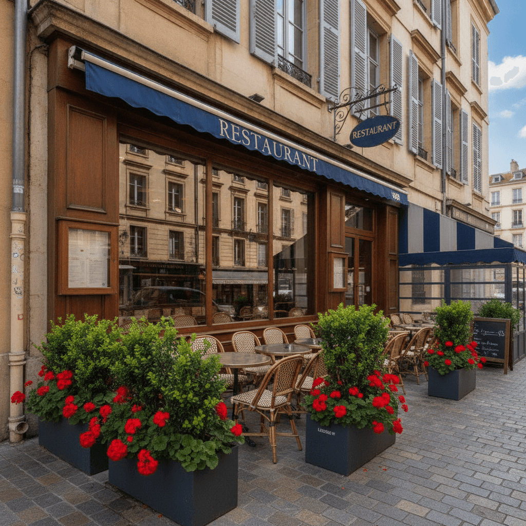 Restaurant 125m² à Lyon : terrasse - licence IV - Image 1