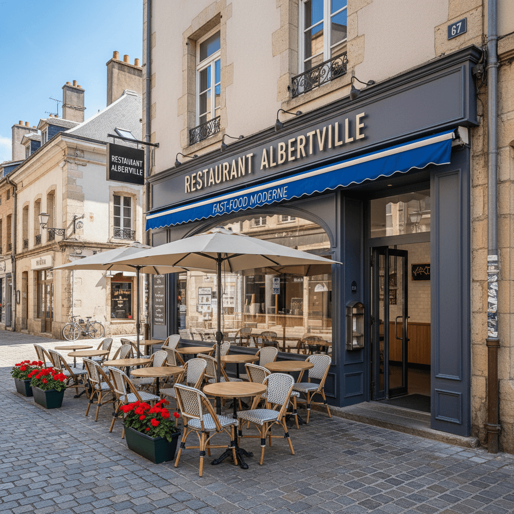 Fast-food 202m² à Albertville : terrasse - licence IV - Image 1