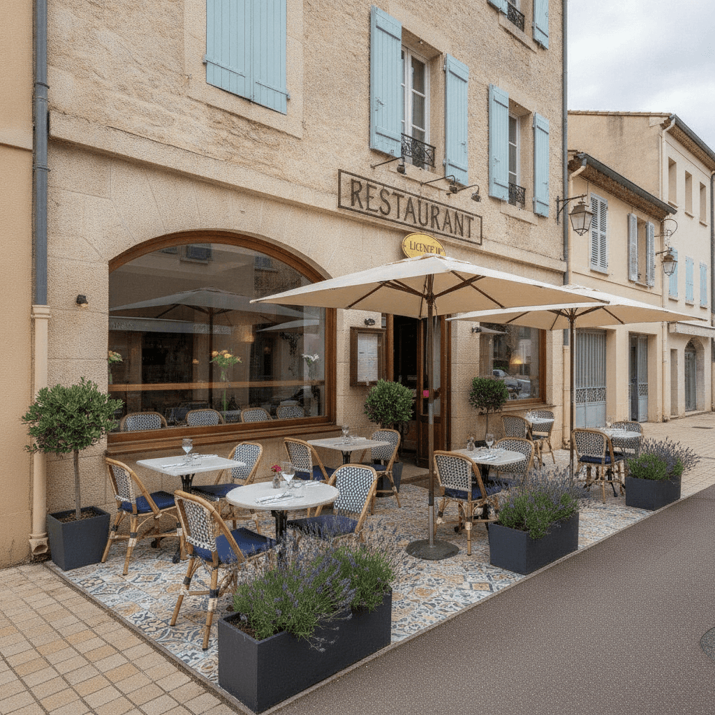 Restaurant à La Croix-Valmer : terrasse - licence IV - Image 1