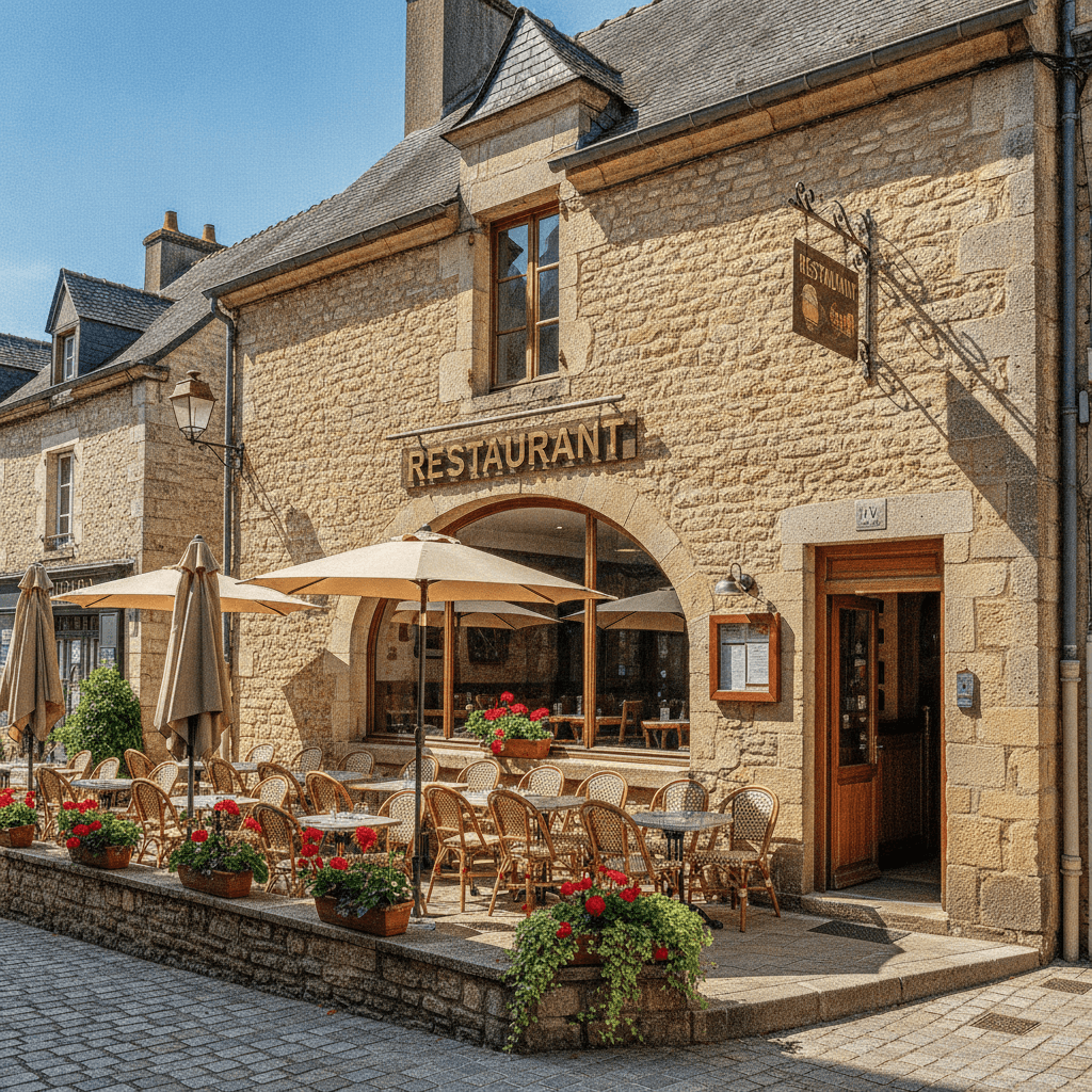 Restaurant 55m² à Sarlat-la-Canéda : terrasse - licence IV - Image 1
