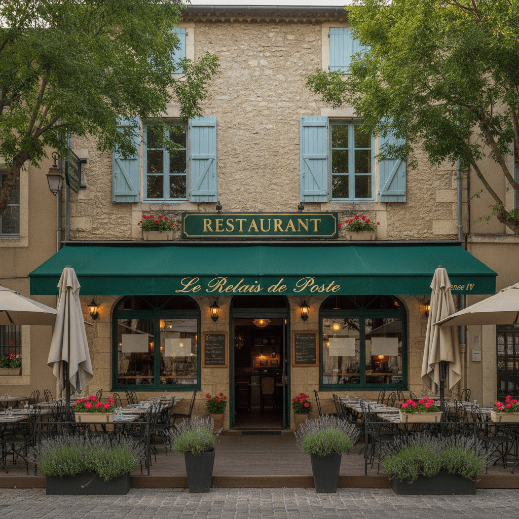 Restaurant 192m² à Nyons : terrasse - licence IV - Image 1