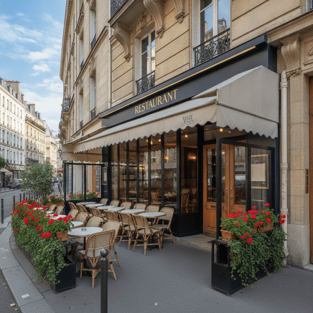 Restaurant 34 couverts à Paris : terrasse - licence IV - Image 1