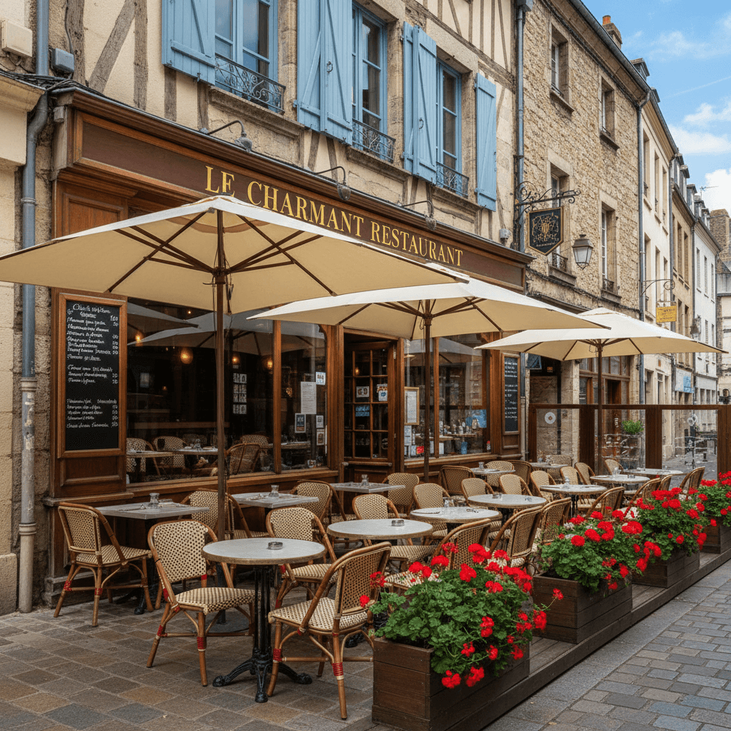 Restaurant à Rennes : terrasse - extraction