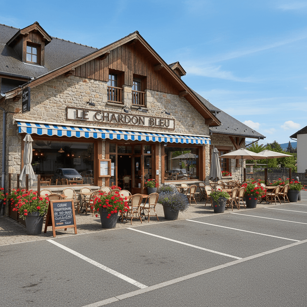 Restaurant 200m² à Lourdes : terrasse - extraction