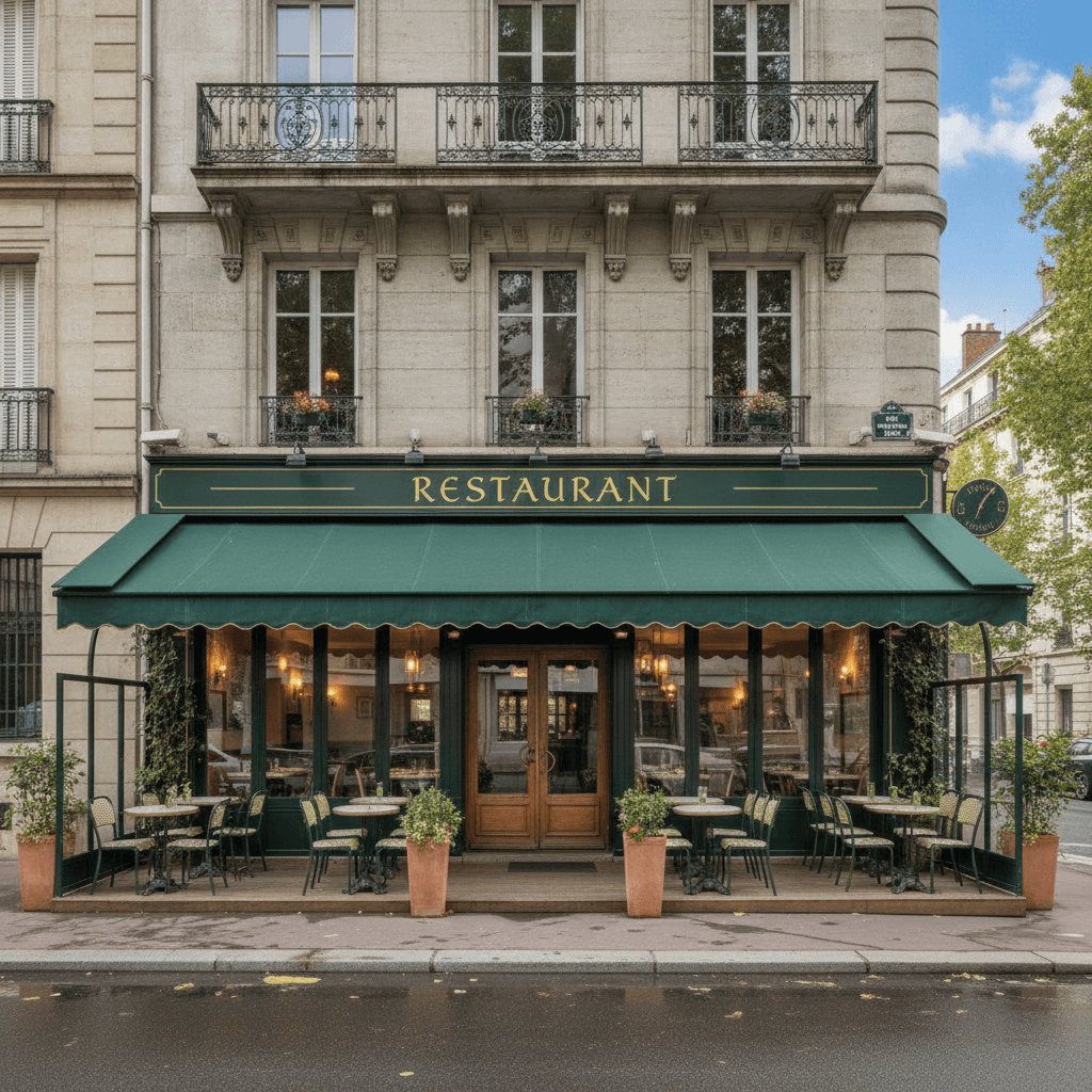 Restaurant 215m² à Villeurbanne : terrasse - licence IV