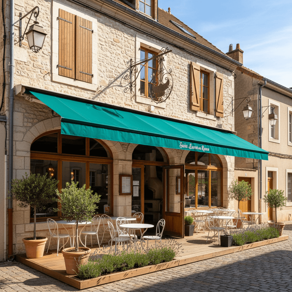 Restaurant 195m² à Saint-Laurent-En-Royans : terrasse - licence IV - Image 1