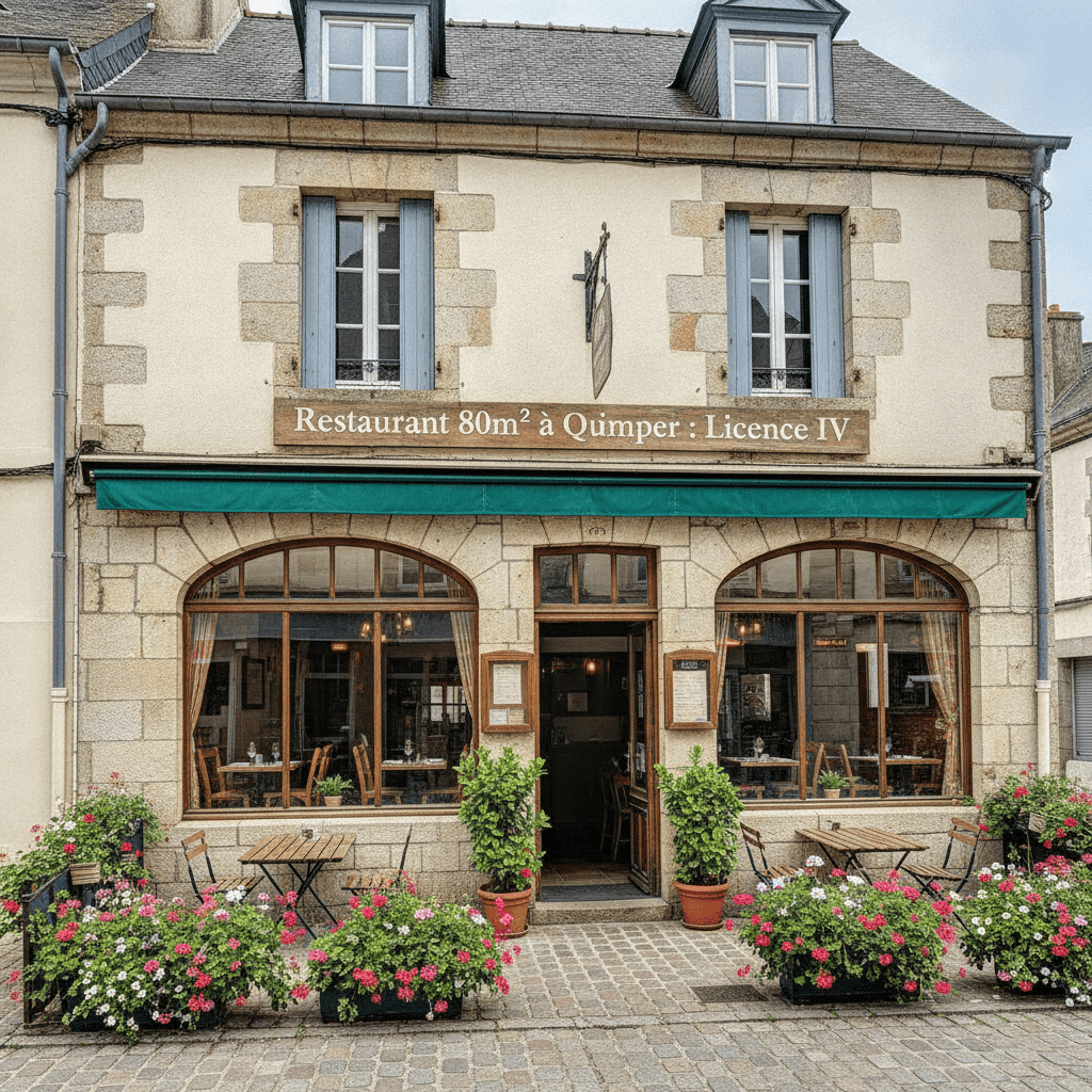 Restaurant 80m² à Quimper : licence IV - Image 1