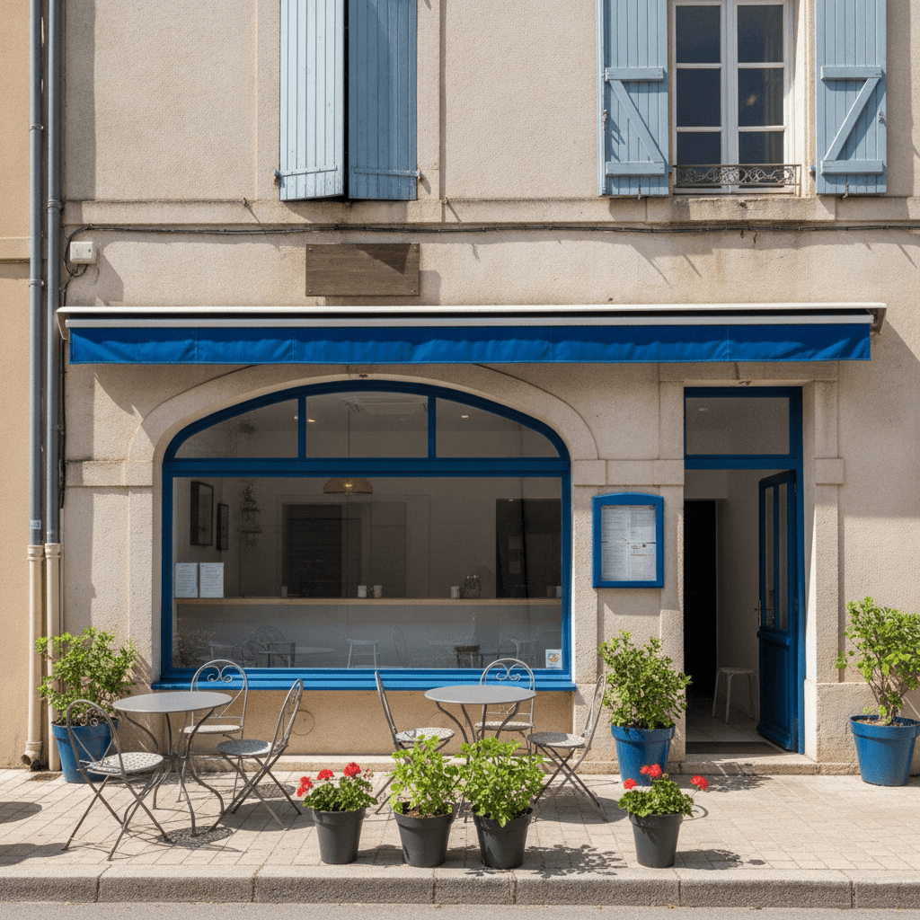 Snack 70m² à Vallauris : terrasse - licence IV