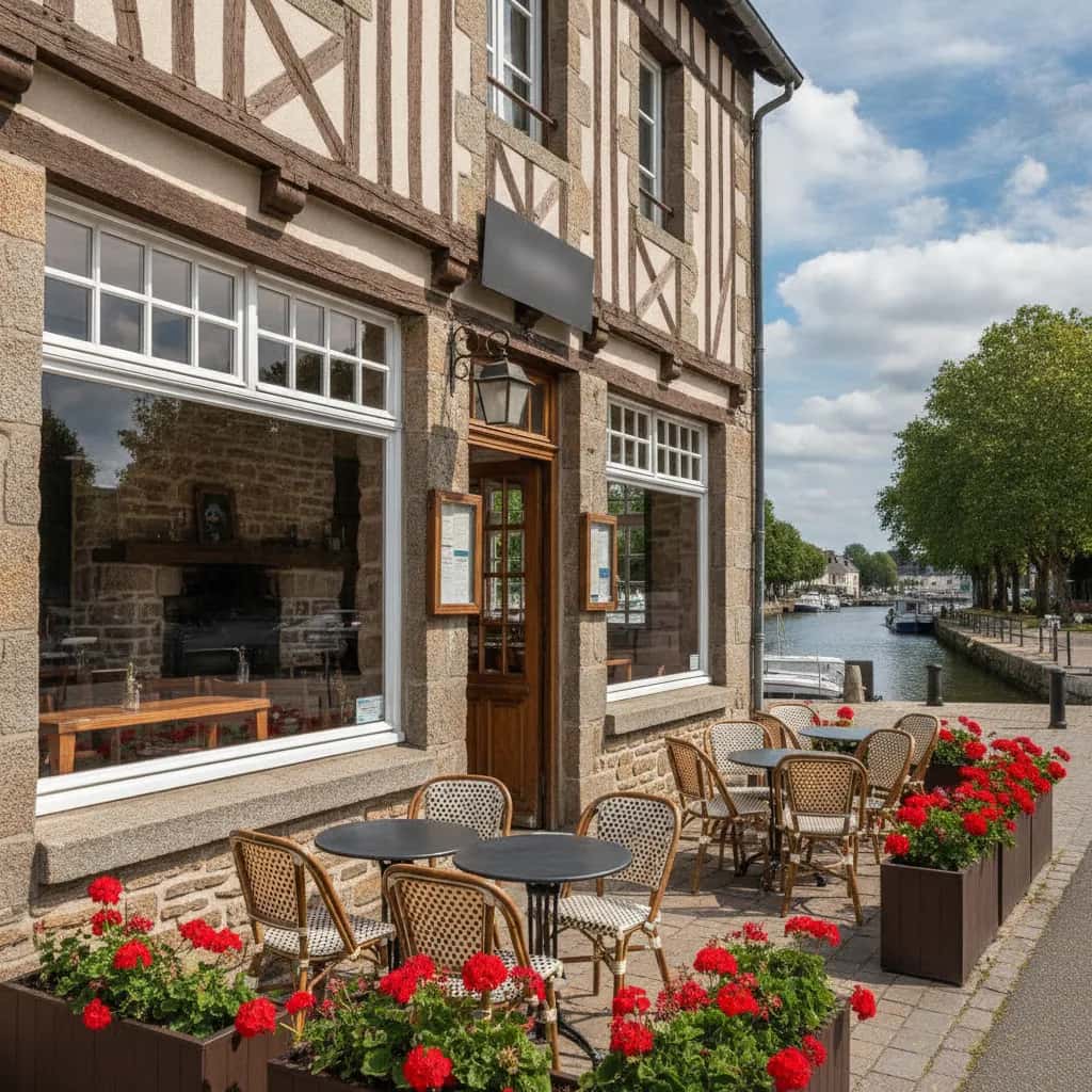 Restaurant 100m² à Vannes : terrasse - licence IV