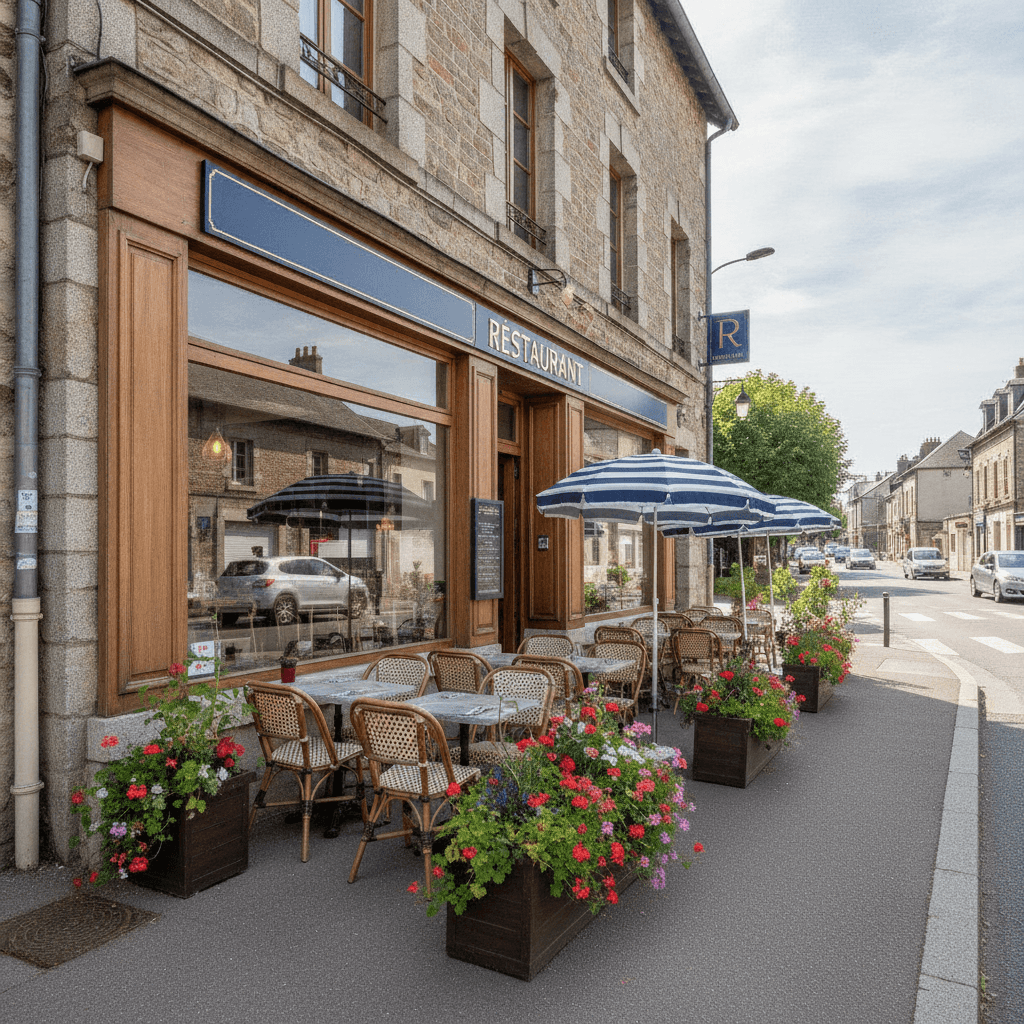 Restaurant 70m² à Balbigny : terrasse - licence IV