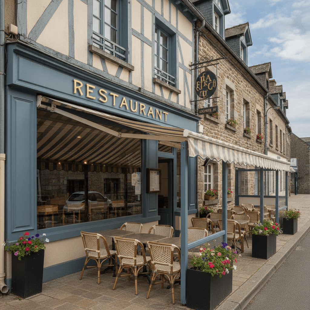 Restaurant à Fougères : terrasse - licence IV - Image 1