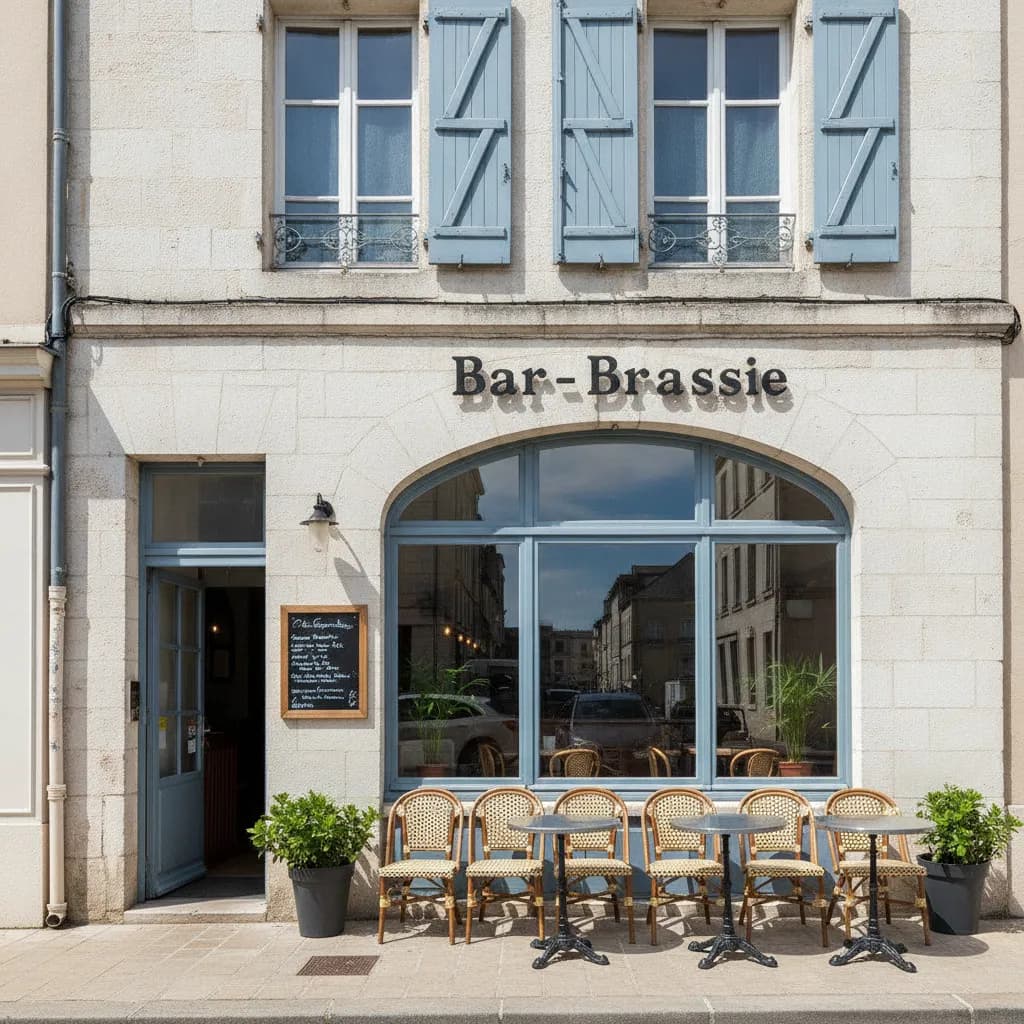 Bar-brasserie 90m² à La Rochelle : licence IV - cuisine équipée - Image 1