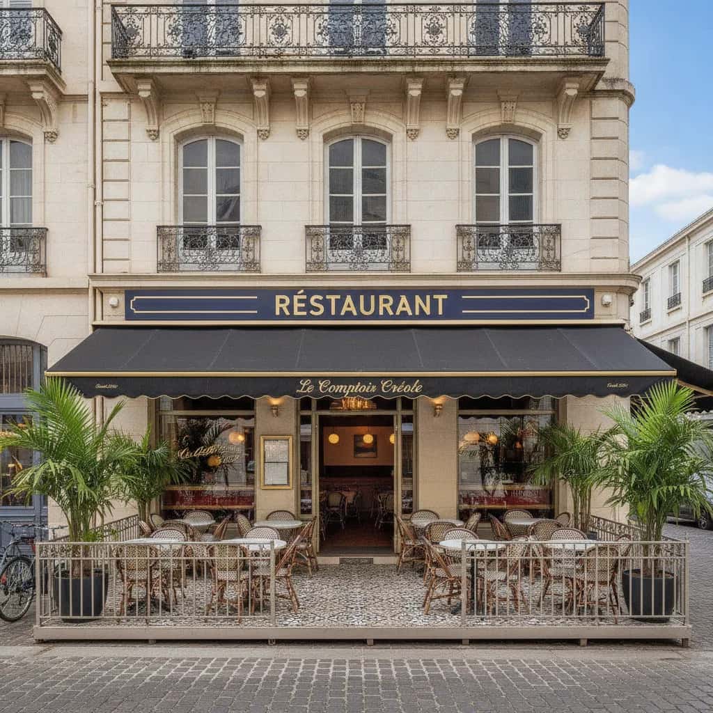 Restaurant 171m² à Saint-Denis : terrasse