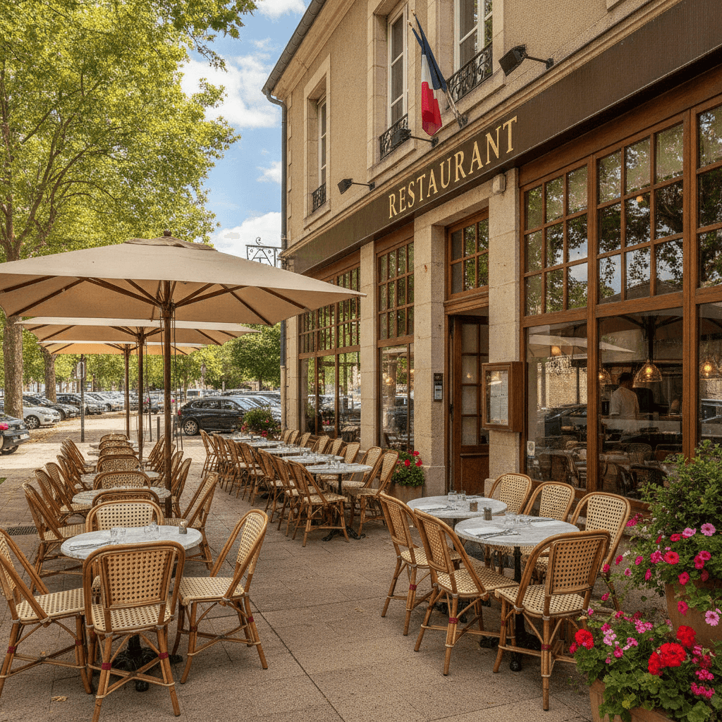 Restaurant à Le Passage : terrasse - licence IV - Image 1