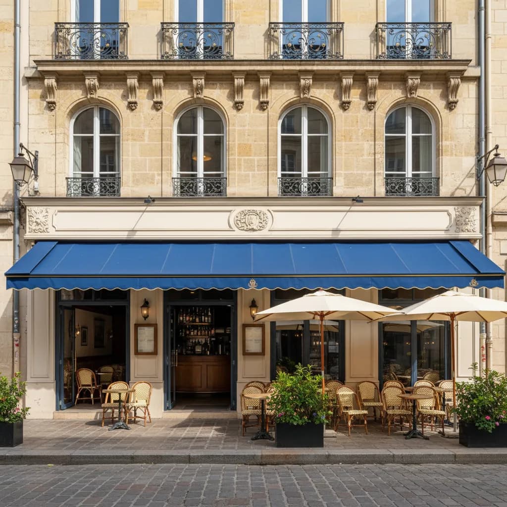Restaurant à Bordeaux : terrasse - extraction - Image 1