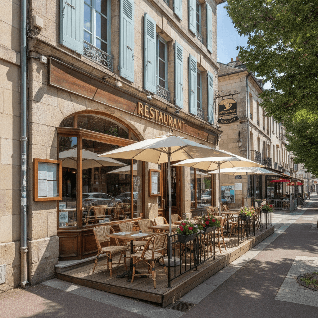 Restaurant 119m² à Rennes : terrasse - licence IV - Image 1